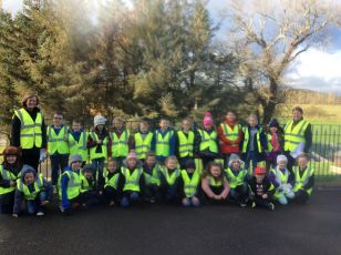 Road safety: child pedestrian safety walk